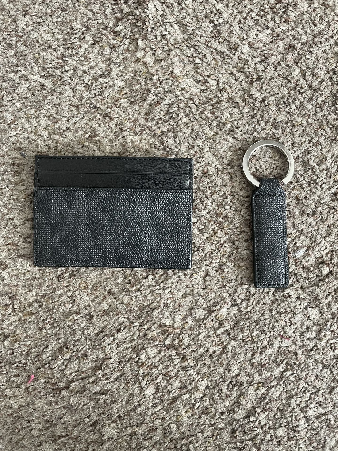 Michael Kors Card Holder Wallet And Keychain