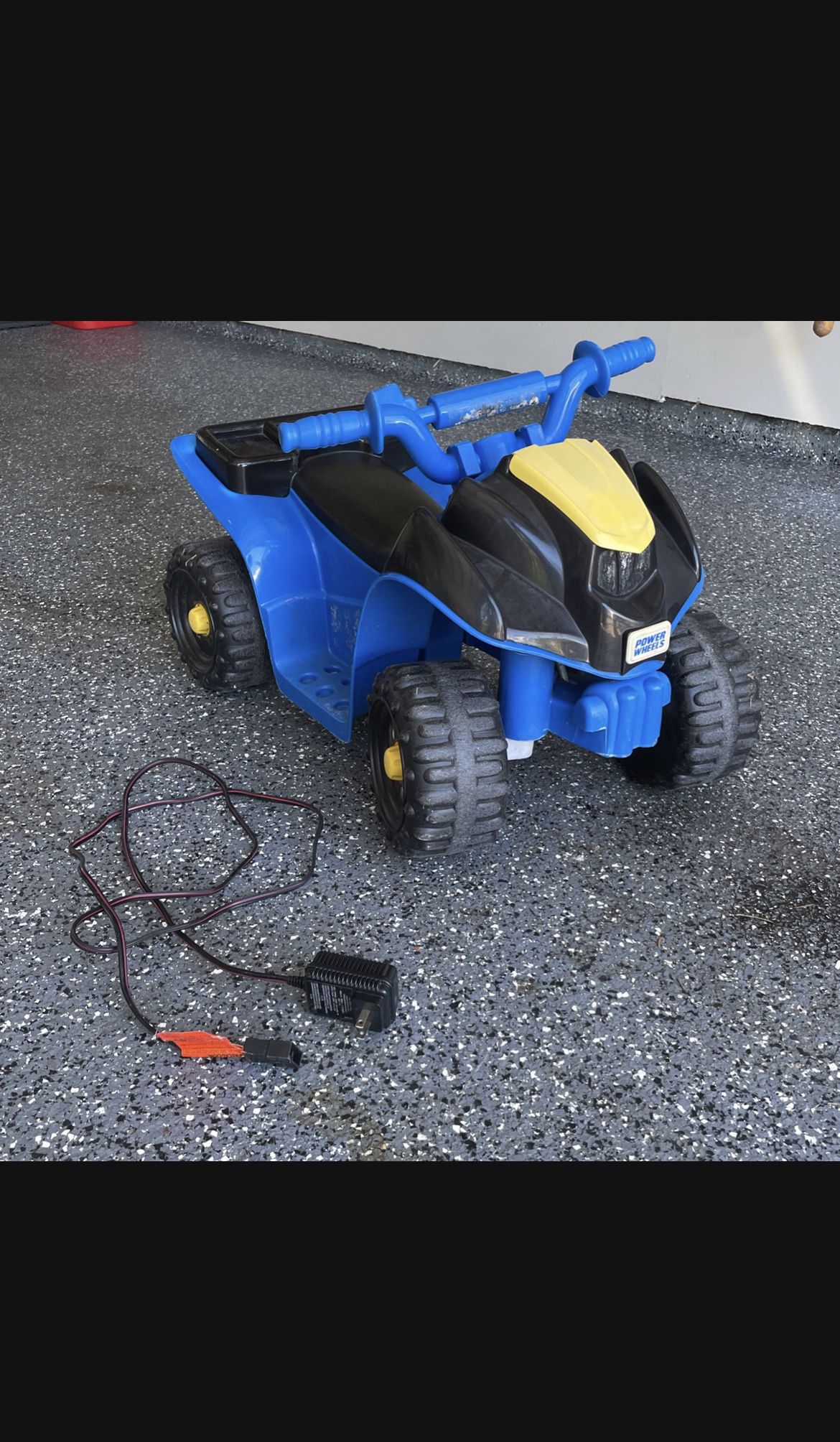 Power Wheels - Blue Ride On Car (ATV / 4-Wheeler)