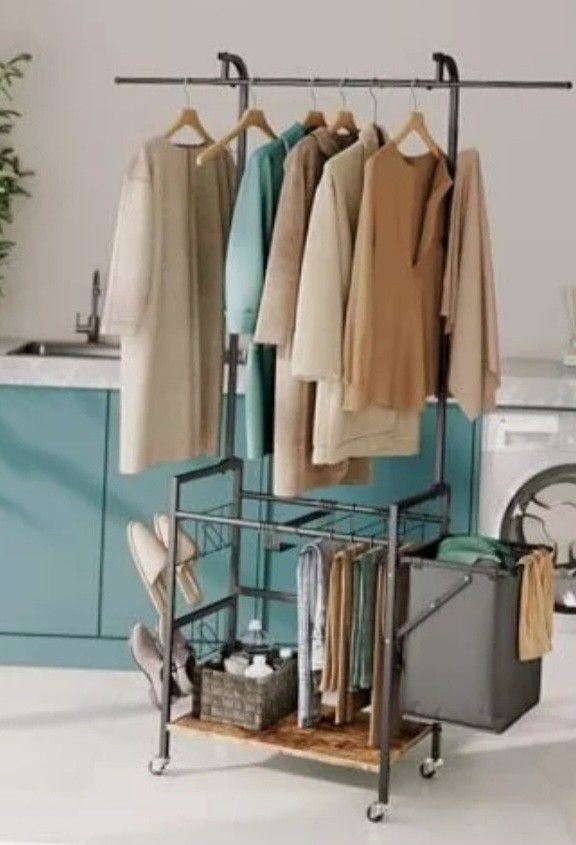 Rolling Laundry Hamper Cart
