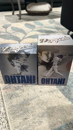 Shohei Ohtani Dodgers 50/50 Bobblehead Set #1 & #2