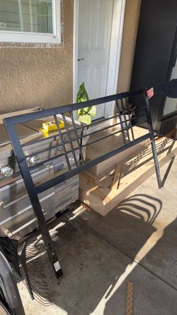 Queen Metal Bed Frame with Brand New 5 Inch Bed Box
