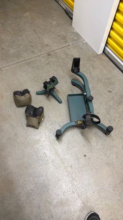 Coldwell lead sled , Coldwell dead shot and front and rear bags