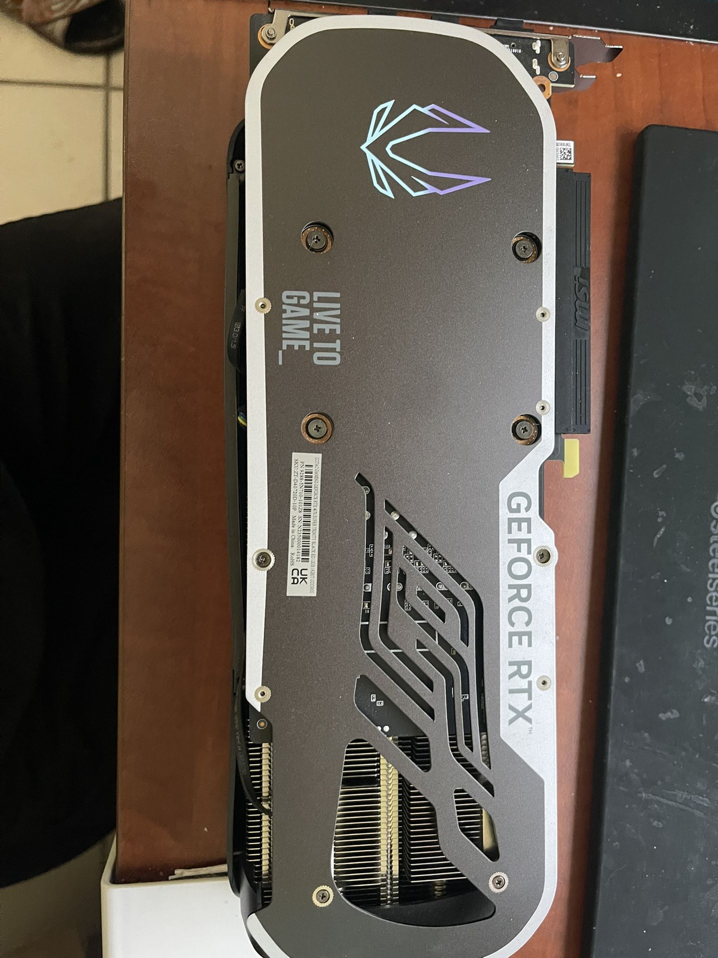 GPU: Zotac 4070 Super Trinity Black Edition 12GB