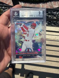 Shohei Ohtani atomic refractor rookie card