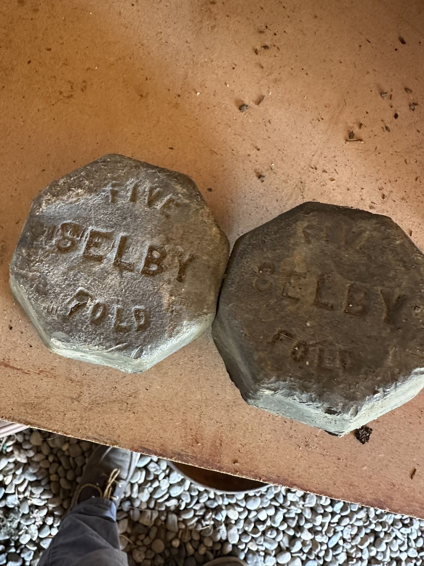Five Selby Fold Lead Molds