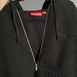 Supreme Pilled Up Fleece Zip Up Hoodie