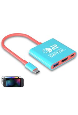 Switch 2 Dock for Nintendo Switch 1 / 2 and Steam Deck Docking