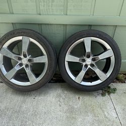 20" Camaro SS OEM Wheels & Toyo Tires (Pair)
