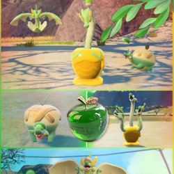 Shiny Apple Pokemon Trio