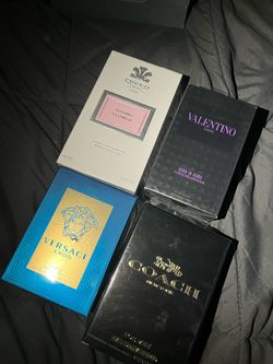 Designer Fragrance Bundle – Creed, Valentino, Versace, Coach