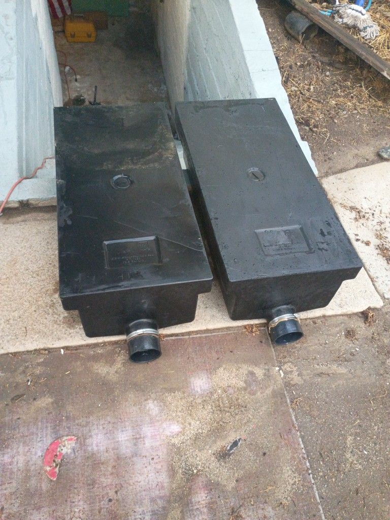 2- 18.5 Gallon R.V. Grey Water Tanks.