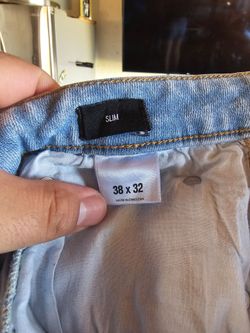 Express light blue wash jeans 38 x 32