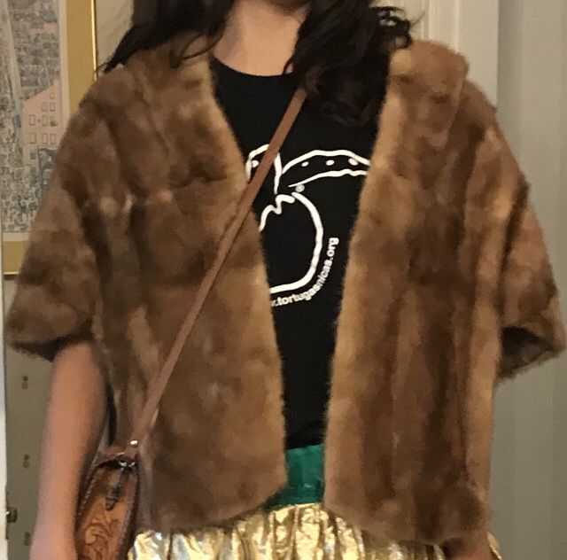 Mink shawl