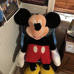 Plush 40” Giant Mickey & Minnie Stuffed Animals-Set Of 2, $200