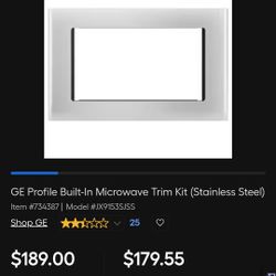 Trim Kit Built In Microwave For 24" 