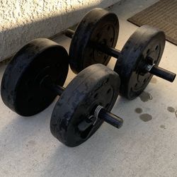 Dumbbells 40 Lbs with collars