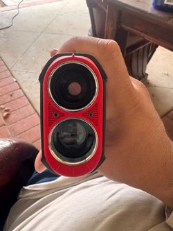 Red and Black Laser Rangefinder