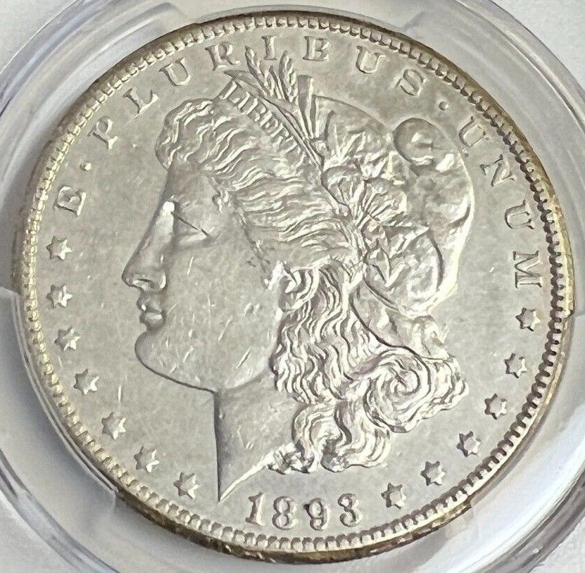 1893 CC Morgan Dollar - Rare US Silver $1 Carson City