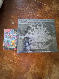Pokemon Pitch Black ETB & Chaos Rising Booster Bundle