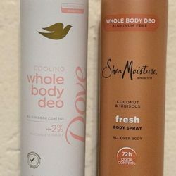 Shea Moisture/ Dove Whole Body Dry Spray
