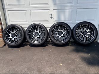 17” Motiv Foil 435MB rims with tires 5x120 / 5x114.3