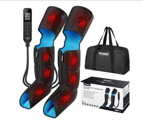 FIT KING Leg Compression Massager with Heat for Circulation and Pain Relief
FSA-HSA, Full Leg & Foot Massage for Swelling Edema RLS, Pressure Sensor, 