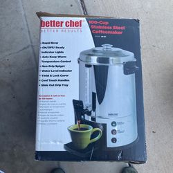 100 Cup Coffee Pot Stainless Steel