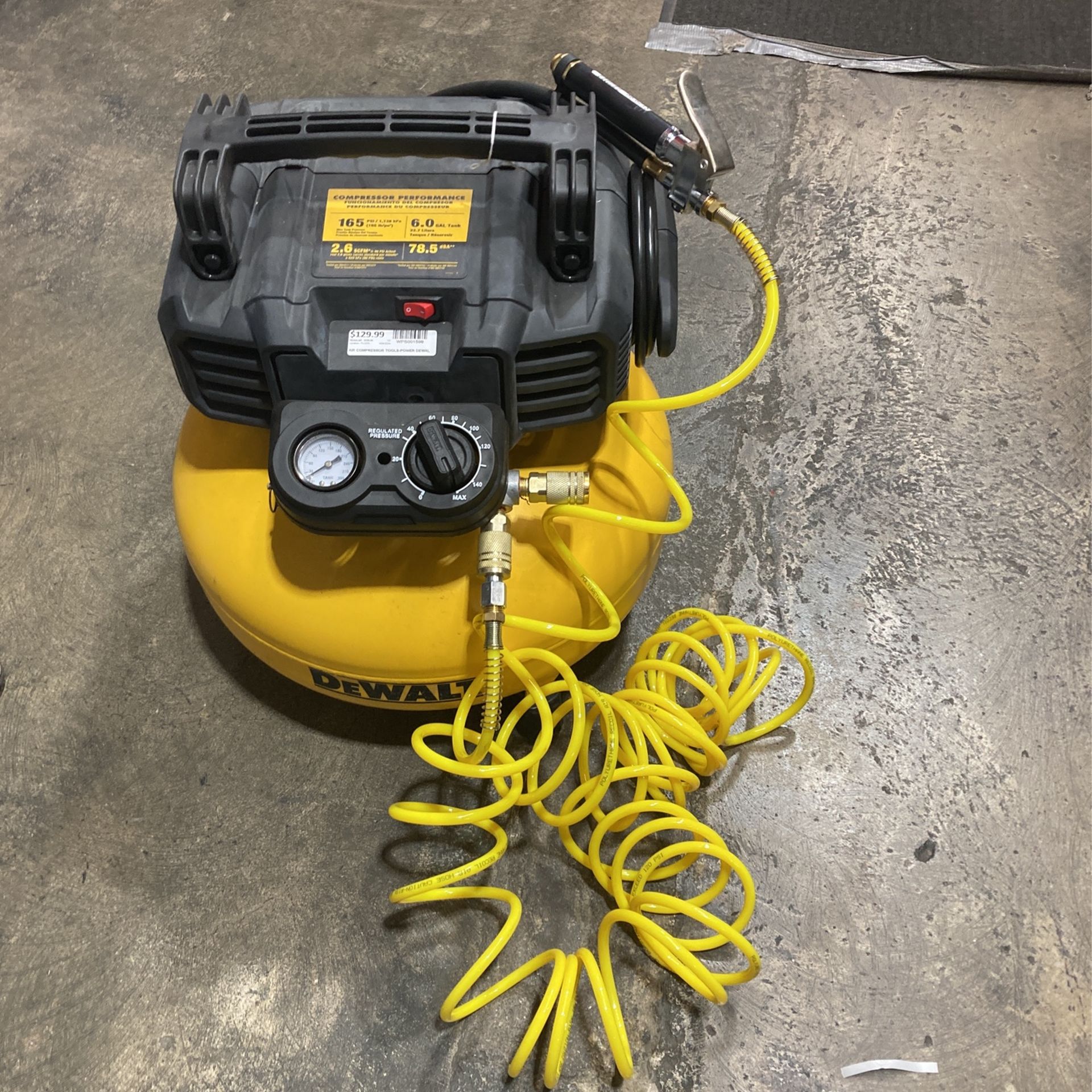 DEWALT Compressor $129.99 