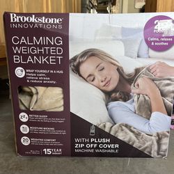 Calming Weighted Blanket Brookstone Innovations 