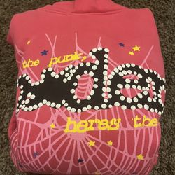 Sp5der P*nk V2 Hoodie 'Pink'
