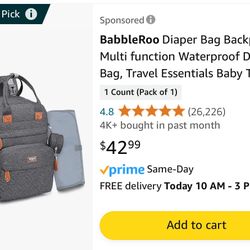 Babbleroo Baby Bag 