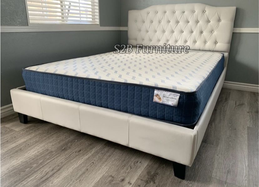 Queen White Crystal Button With Ortho Matres!!