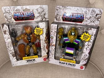 Masters of the Universe sketch book series Spikor man e faces