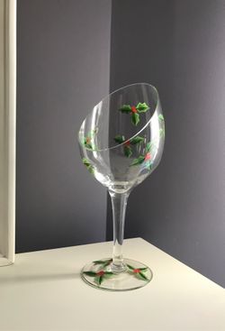 Tall vintage Christmas candy / candle holder