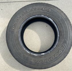 Set of 4 tires /Firestone 225/75R16