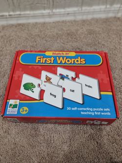 Puzzels - toddler preschool educational toy- first words
