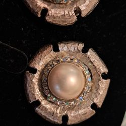 Vintage Marboux clip-on earrings