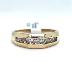 14KT Yellow Gold Diamond Ring 5.06g Size 10-1/2 I-1180