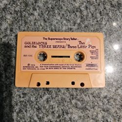 1975 Cassette  Goldilocksand The Three BEARS/ THE THREE LITTLE PIGS