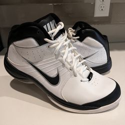 Nike | The Overplay VI | Men’s US 9 | White/Black | Basketball Shoes/Sneakers | Model: 443456-104