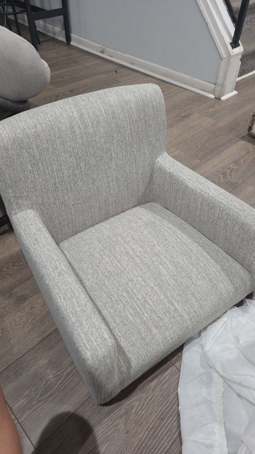 Armga Upholstered 26 inch Counter Stool by Christopher Knight Home - Light Gray/Gray