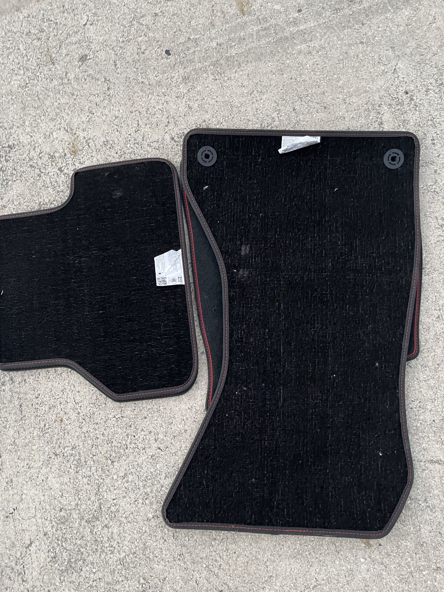 Audi A4 S4 Carpet Floor Mat Set 2015-2023 B9 Black OEM Front and Rear Black