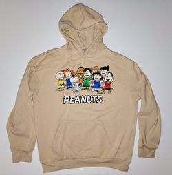 beige unisex size Medium hoodie Peanuts x Aeropostale collection