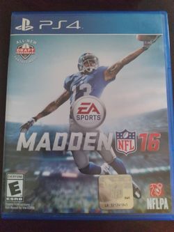 Madden 16 PS4 Game