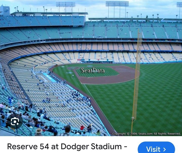 Dodgers TIckets 6/13. ( 8 TIx Available)