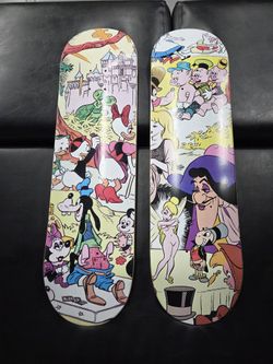 Wally Wood Disneyland Memorial Orgy Parody Skateboard Decks Boom Art Limited Edition