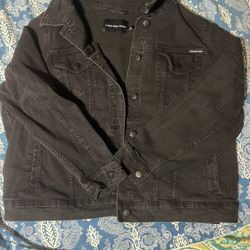 Black Men’s Jean Jacket 