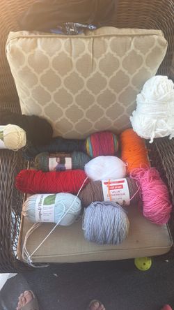 Yarn. Some used, some brand new.