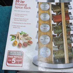 Orii 20 Jar Revolving Spice Rack