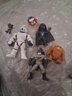 Jumbo action figures and small